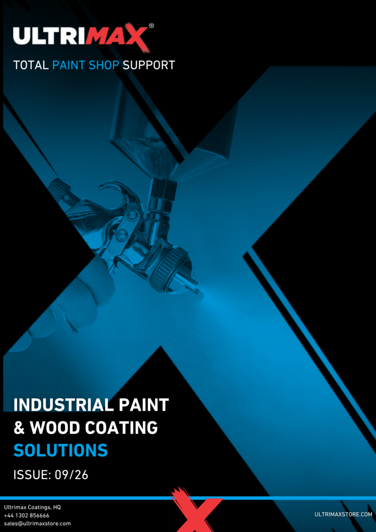 Cover of the Ultrimax Industrial Paint and Wood Coating Solutions brochure